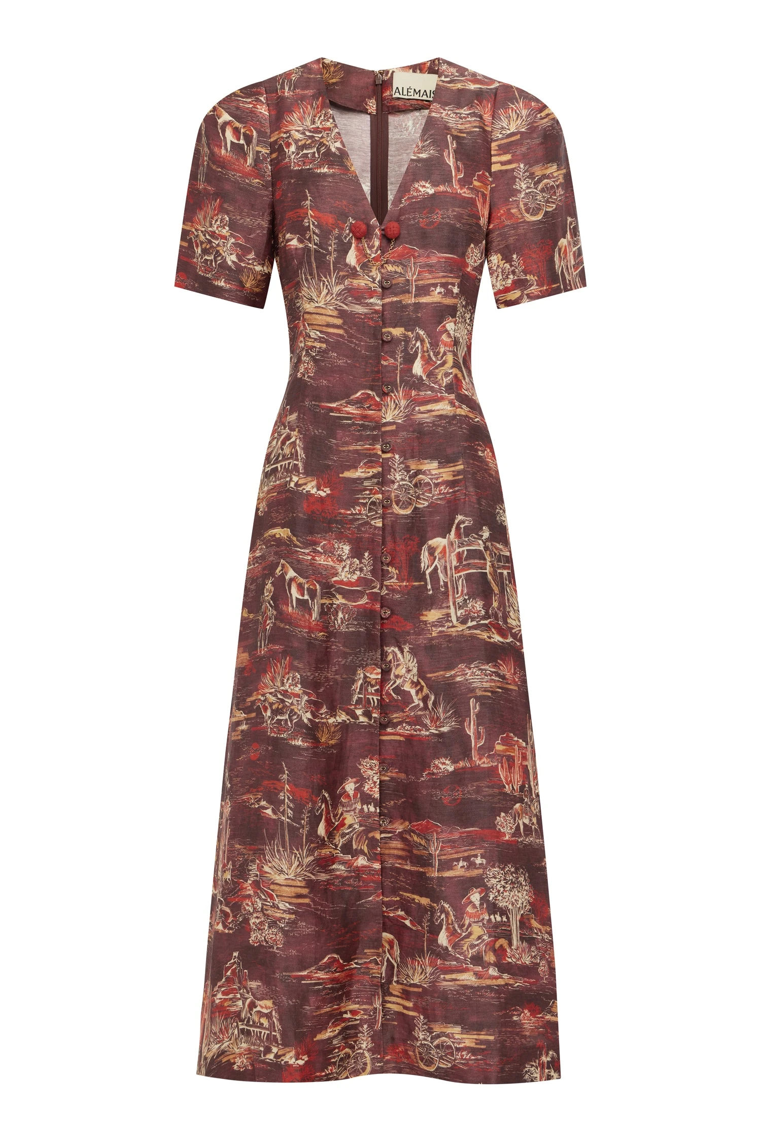 Ezra Midi Dress by Alemais - Dresses Alemais Ezra Midi Dress