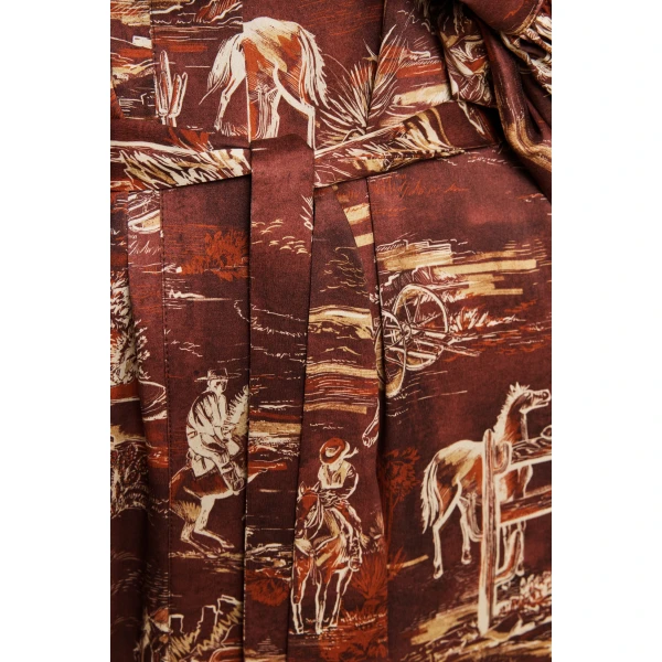 Alemais Ezra Silk Shirtdress Dress, view 5