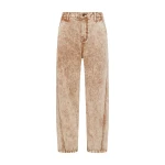 Alemais Spur Denim Cropped Jean