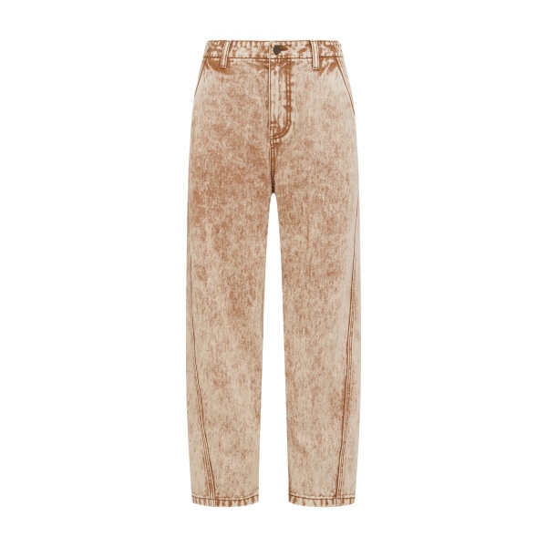 Alemais Spur Denim Cropped Jean