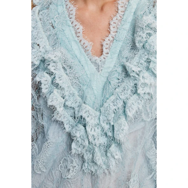 Alemais Winifred Lace Mini Dress, view 5