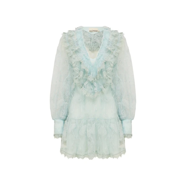 Alemais Winifred Lace Mini Dress