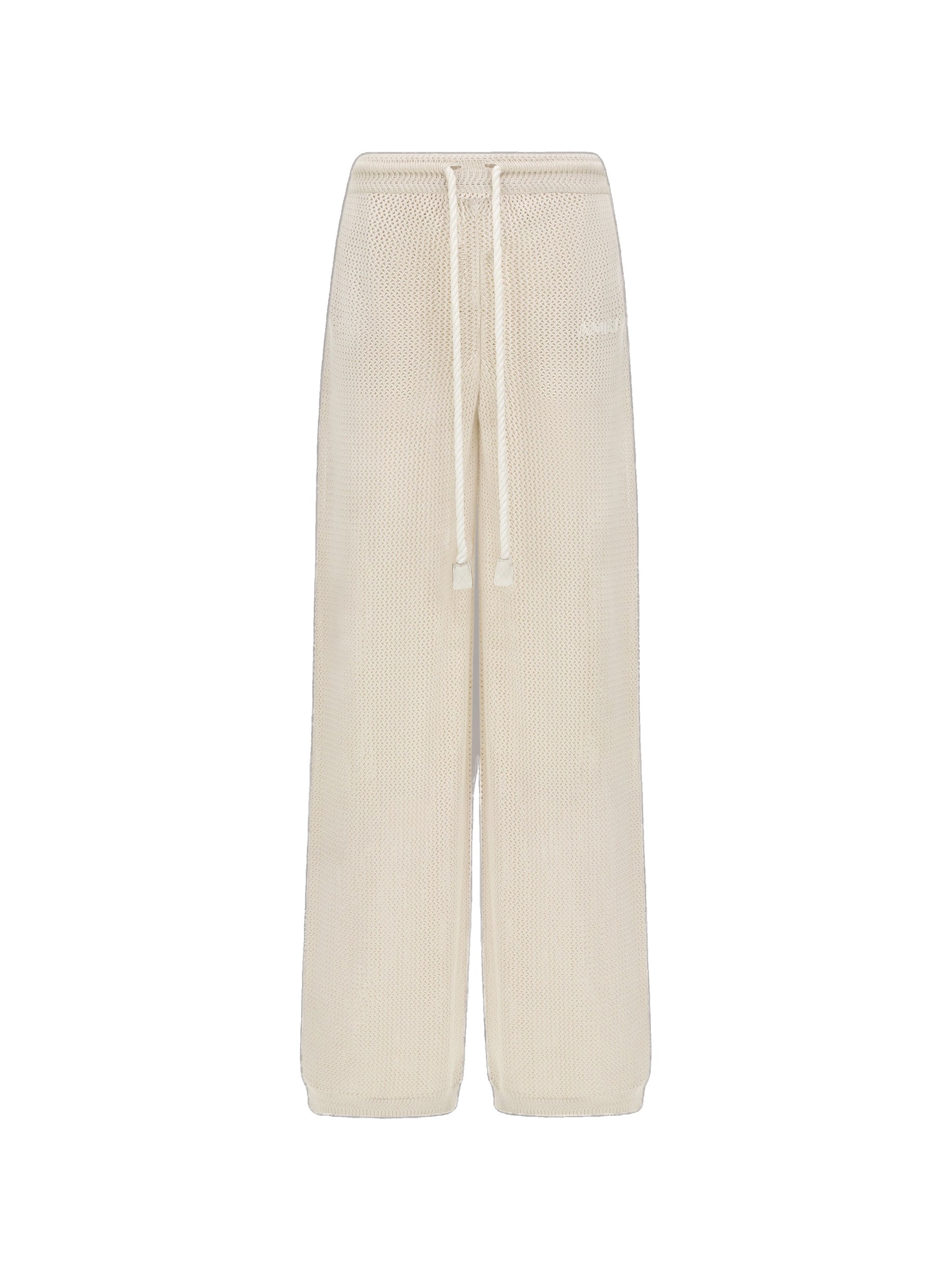Amiri Amiri Crochet Mesh Pant in Alabaster