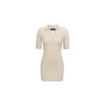 Amiri Crochet Mini Dress
