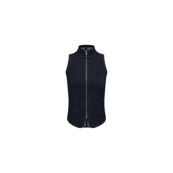 Amiri Raw Denim Zip Top in Raw Indigo