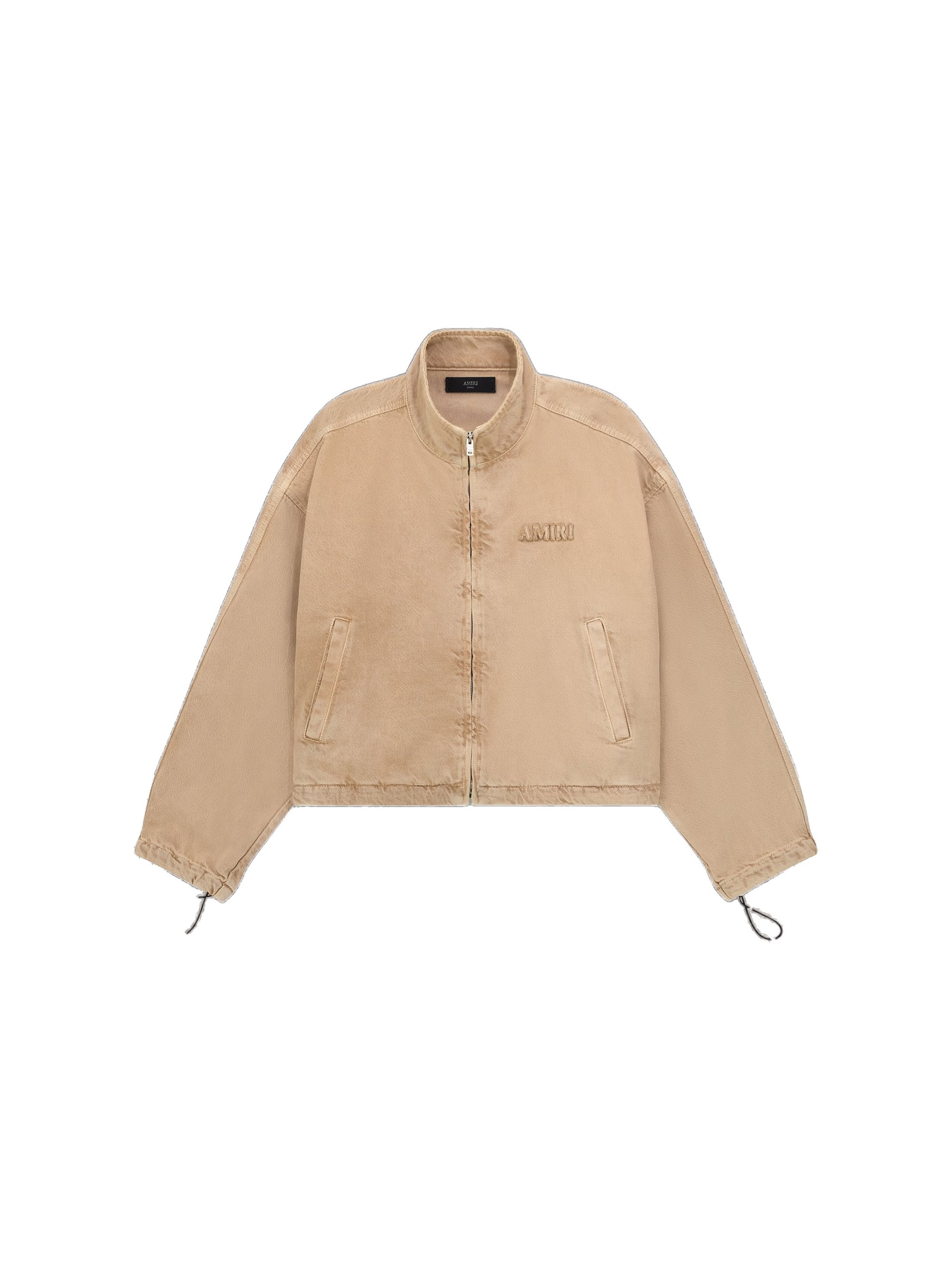 Amiri Denim Track Jacket in Sand