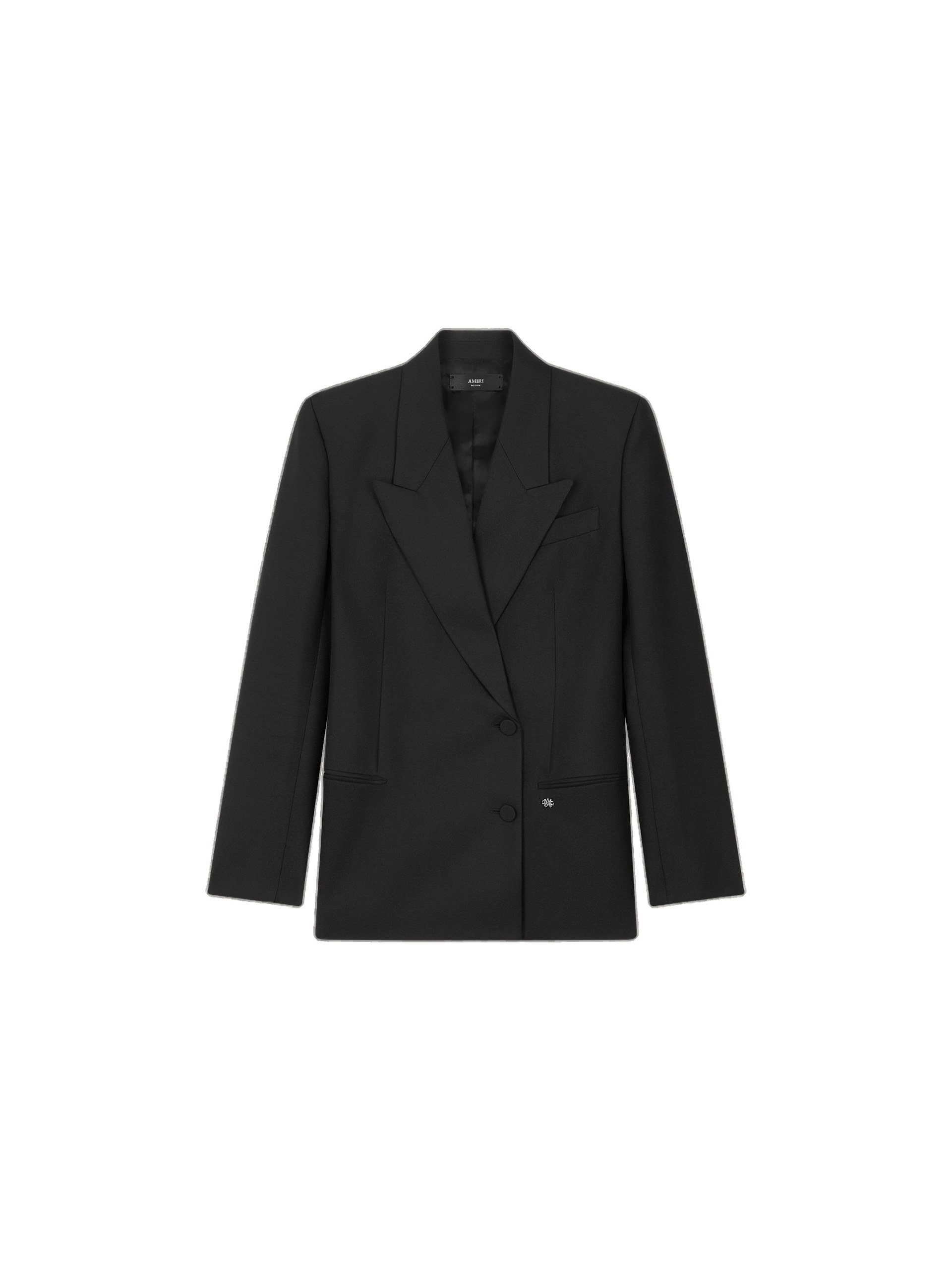Amiri Double Breasted Blazer in Black