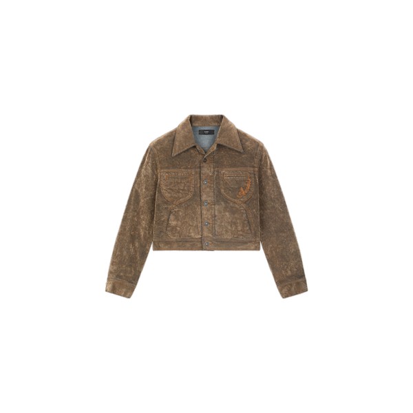 Amiri Flock Vintage Cut Denim Jacket