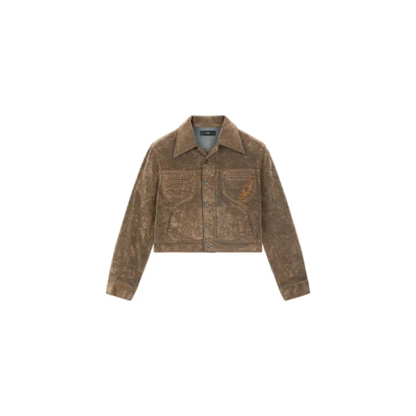 Amiri Flock Vintage Cut Denim Jacket