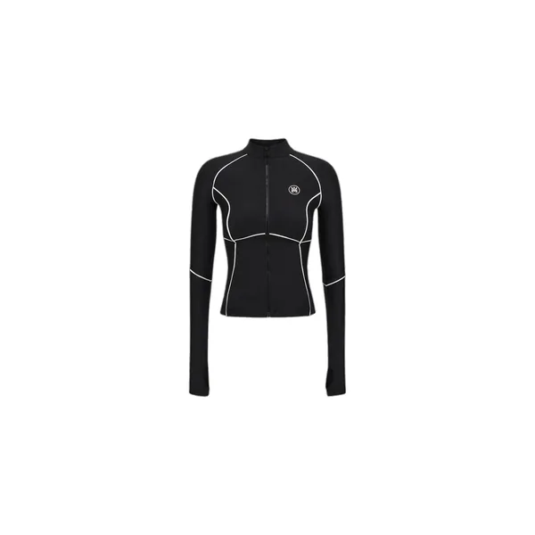 Amiri MA Zipped Top in Black