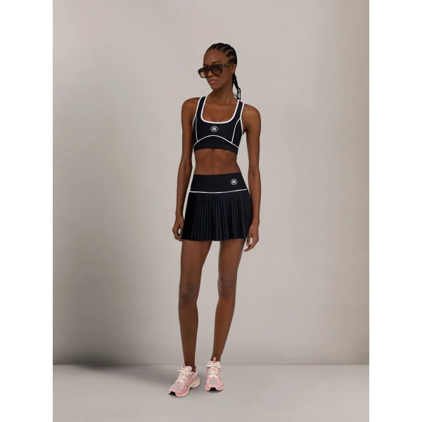 Amiri Round MA Active Skirt in Black, view 2