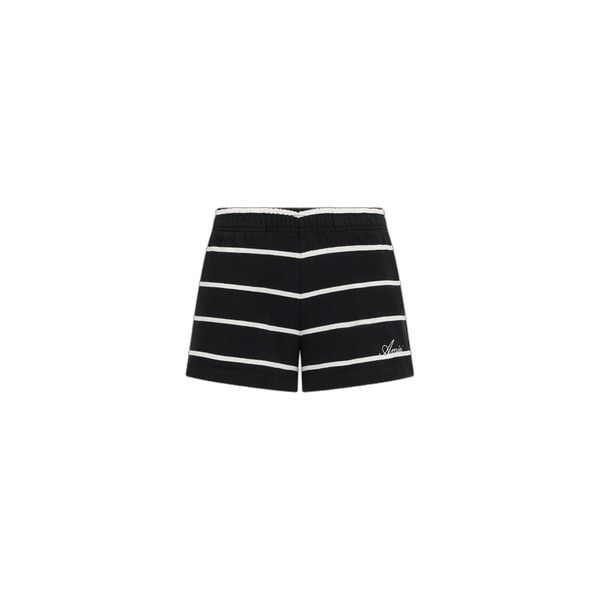 Amiri Striped Sweatshort in Black Shorts