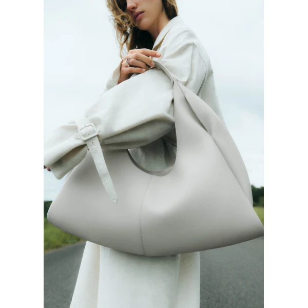 Polene Shuldo in Mist Bag, view 2