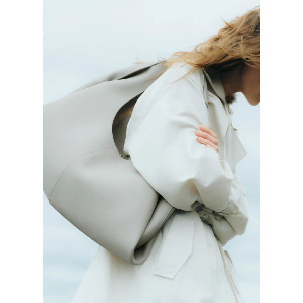 Polene Shuldo in Mist Bag, view 4