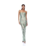 Bronx and Banco Giselle Sage Maxi Dress