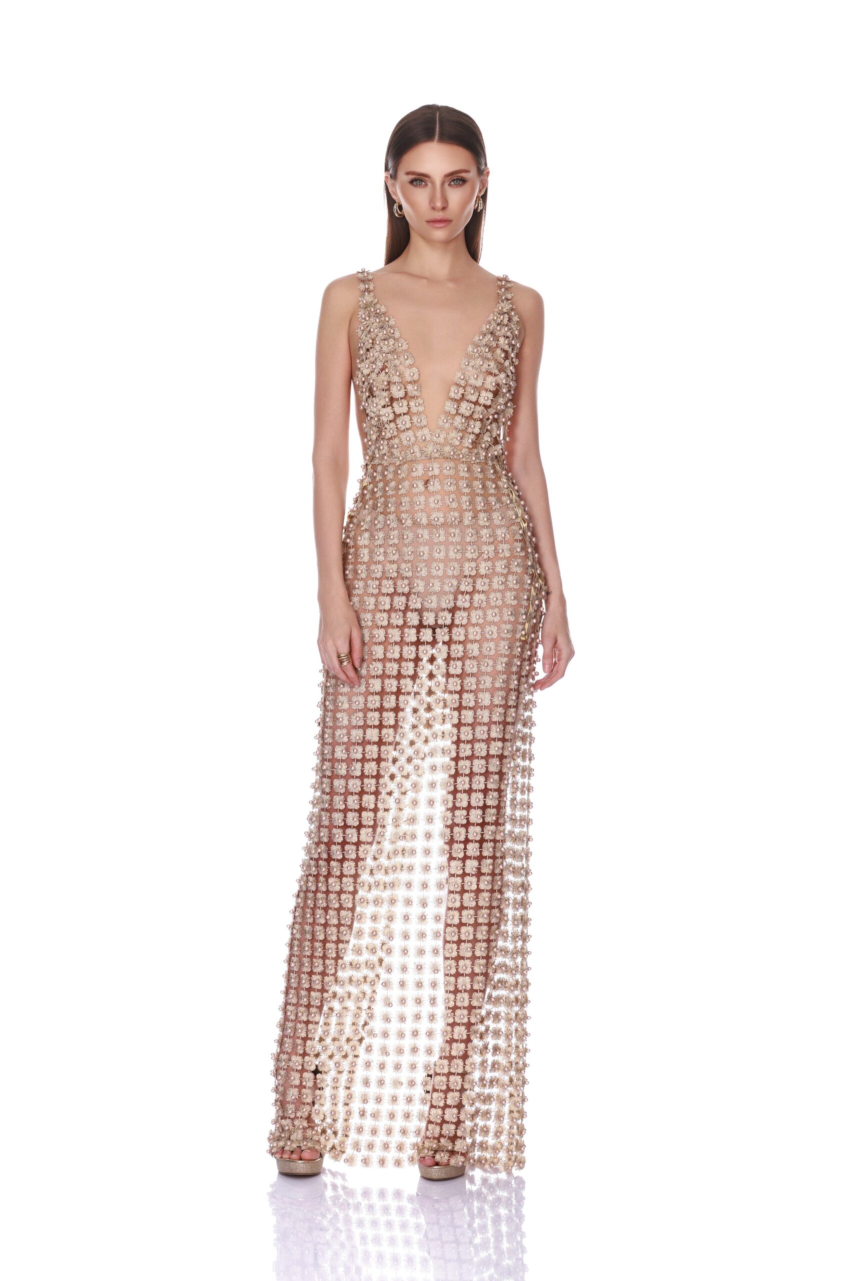 Bronx and Banco Nomad Embellished Maxi Dress