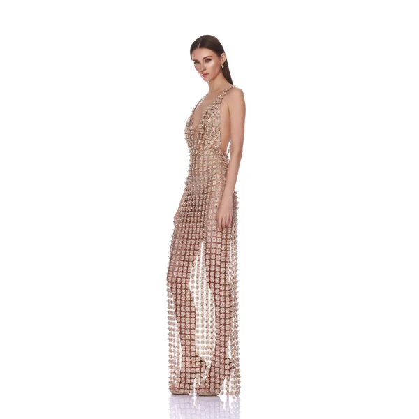Bronx and Banco Nomad Embellished Maxi Dress, view 2