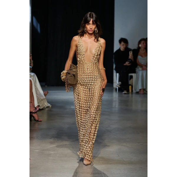 Bronx and Banco Nomad Embellished Maxi Dress, view 4