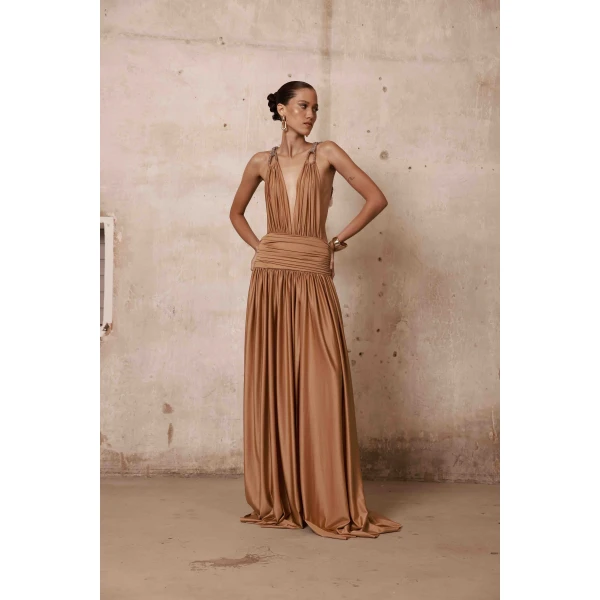 Bronx and Banco Tula Embellished Gown, view 3