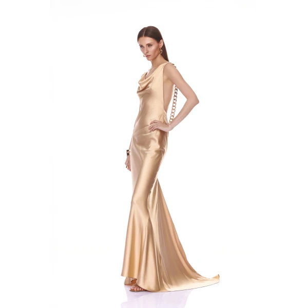 Bronx and Banco Vivien Chain Gown, view 2