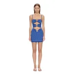 Christopher Esber bandana ruched orbit mini dress
