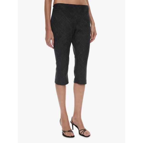 Christopher Esber Banyan Capri Pant in Tropical Charcoal Marle, view 4