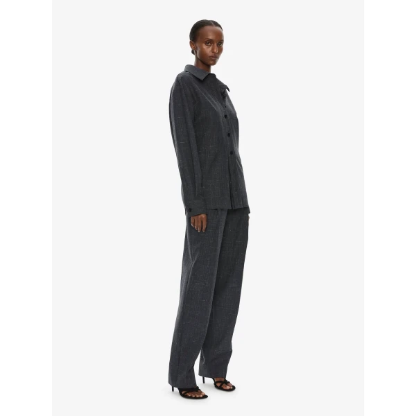 Christopher Esber Banyan Tailored Trouser in Tropical Charcoal Marle, view 2