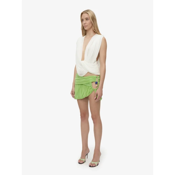 Christopher Esber beach glass bubble mini skirt