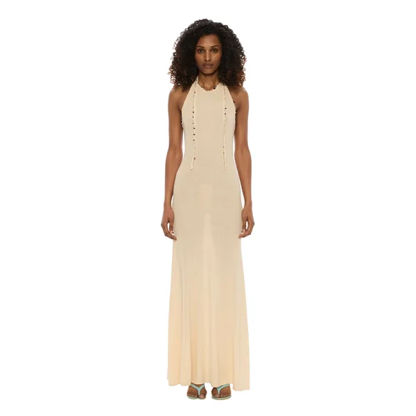 Christopher Esber beach quartz halter dress