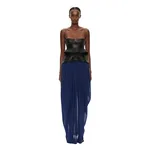 Christopher Esber Bellona Moulded Leather Bodice in Black Top