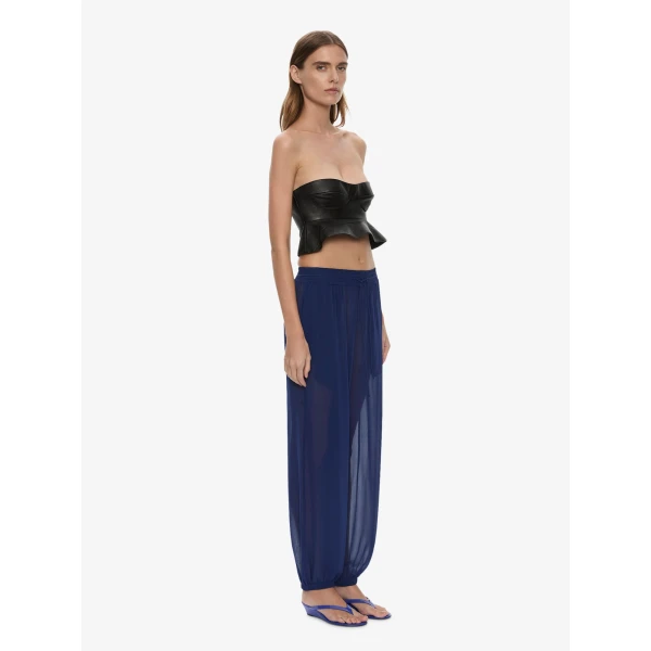 Christopher Esber Bennett Silk Pant in Ink, view 2