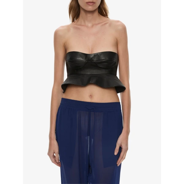 Christopher Esber Bennett Silk Pant in Ink, view 3