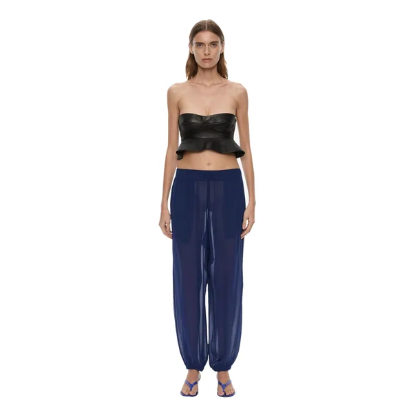 Christopher Esber Bennett Silk Pant in Ink
