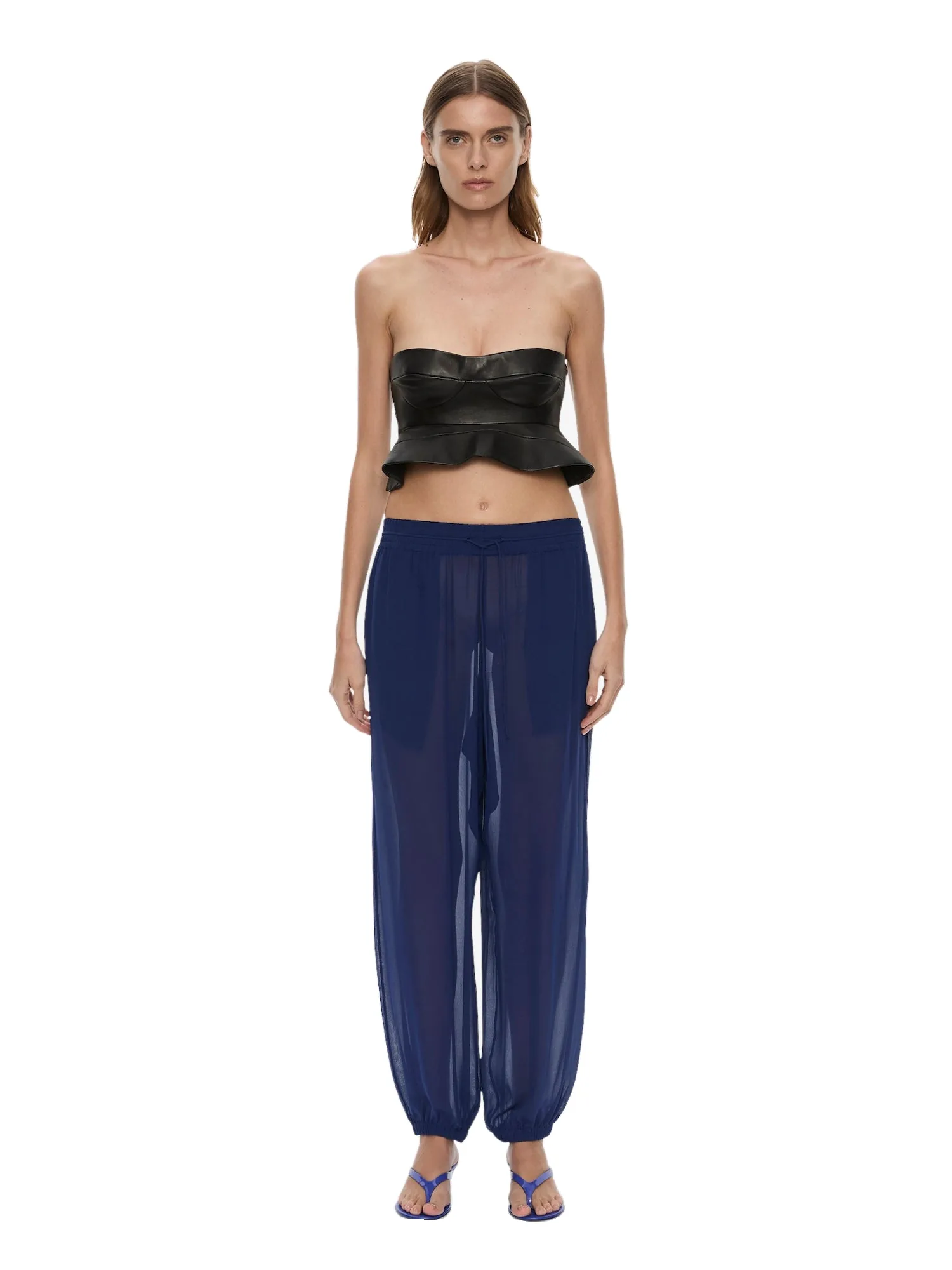 Christopher Esber Bennett Silk Pant in Ink