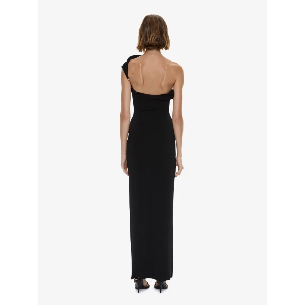 Christopher Esber Concave Wired Dress in Black, view 5