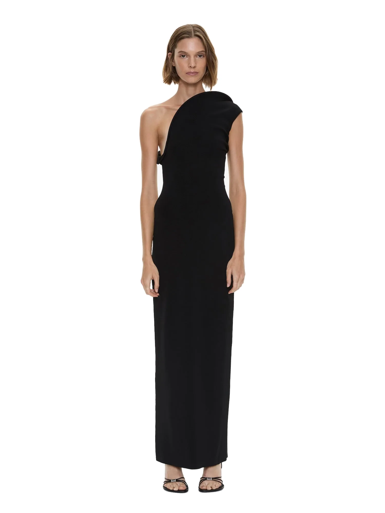 Christopher Esber Concave Wired Dress in Black