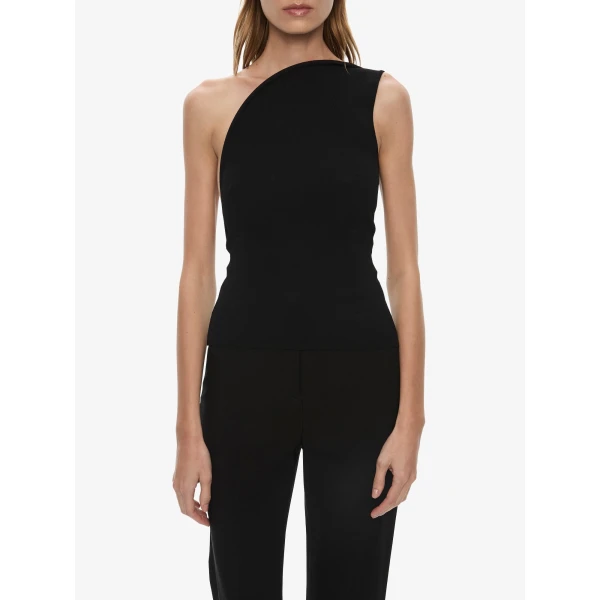 Christopher Esber Concave Wired Top in Black, view 3