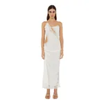 Christopher Esber crimped lace cami dress