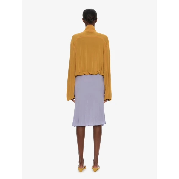 Christopher Esber Dannie Skirt in Lavender Powder Black, view 4