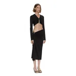 Christopher Esber droplet crystal pendant long sleeve top