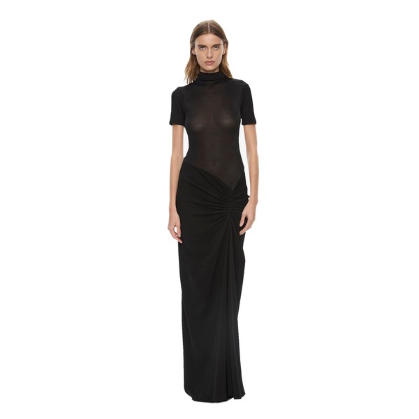 Christopher Esber fusion ruched tee gown