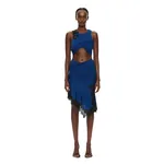 Christopher Esber Incline Gathered Skirt in Azurite Black
