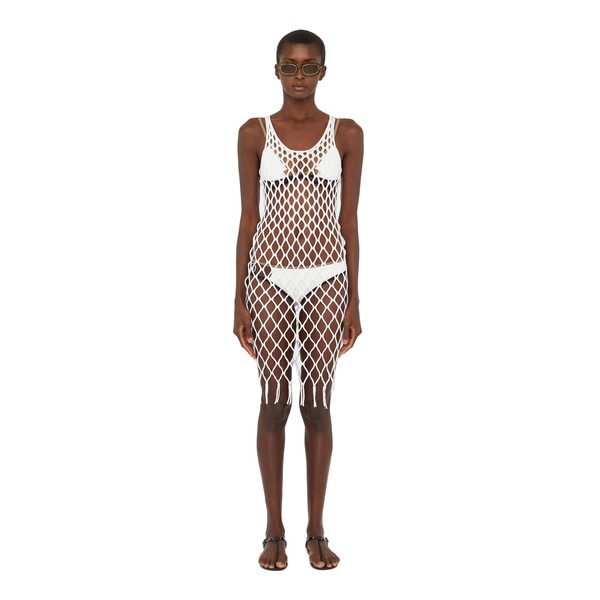 Christopher Esber knitted mesh tank dress