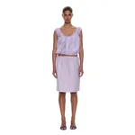 Christopher Esber Light Leak Jacquard Zip Up Top in Lilac