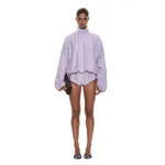 Christopher Esber Light Leak Jacquard Zipped One Piece in Lilac Dress