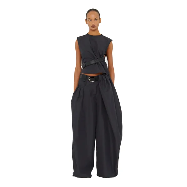 Christopher Esber locus belted taffeta tank
