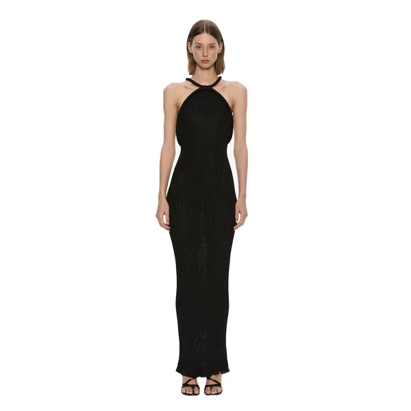 Christopher Esber Nyx Knit Dress in Black
