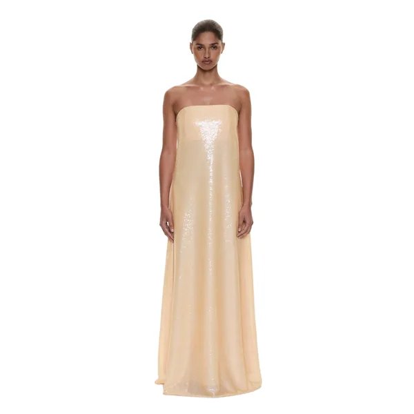 Christopher Esber opaline sequin strapless gown