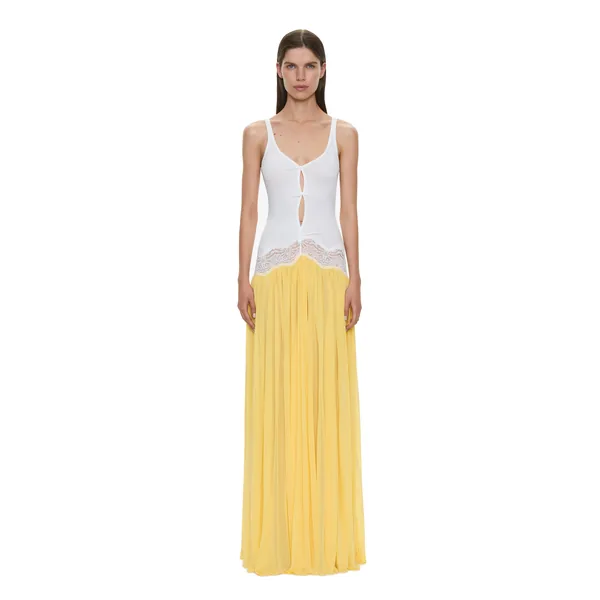 Christopher Esber open twist verner lace tank dress