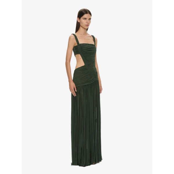 bottle green dresses